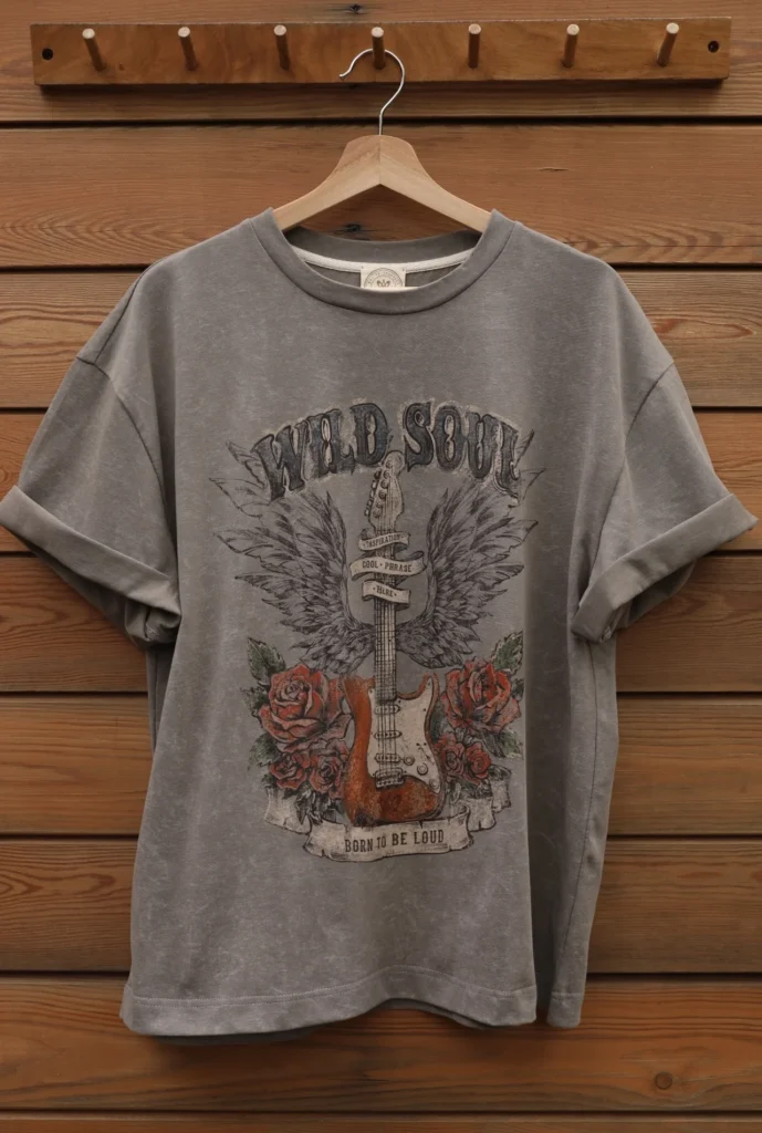 «Old school» T-shirt grey